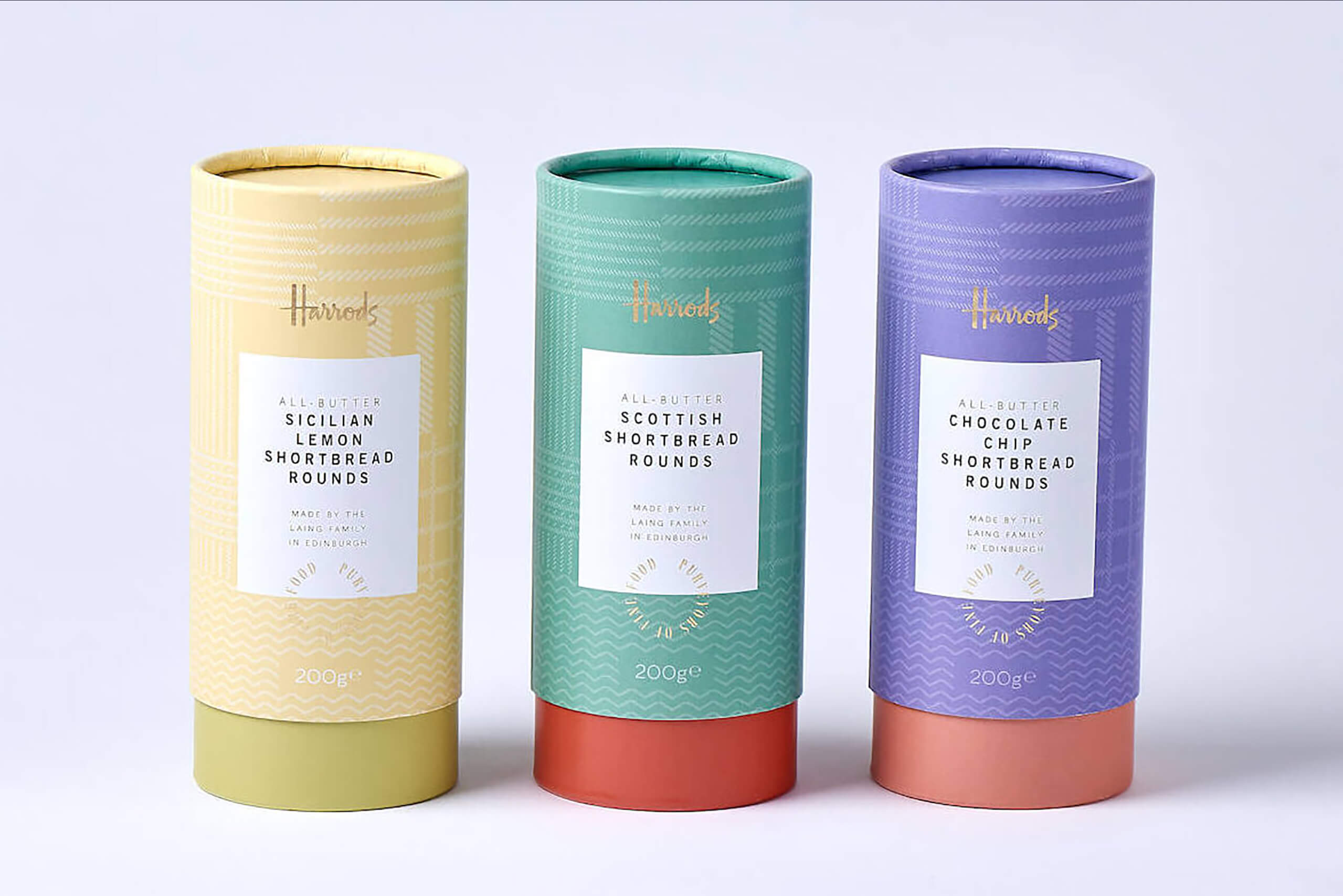 Harrods card tube packaging