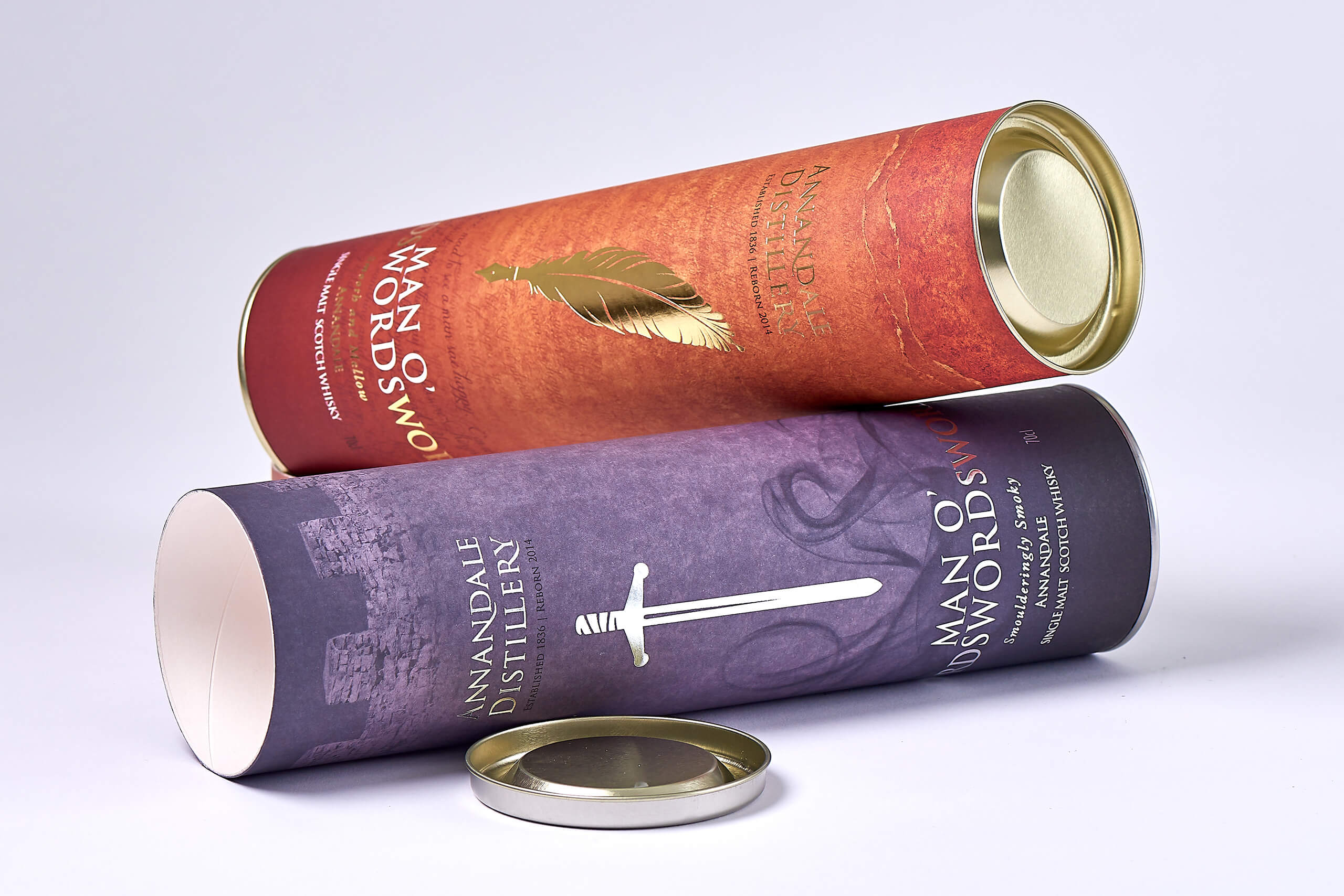 Annandale card tube packaging