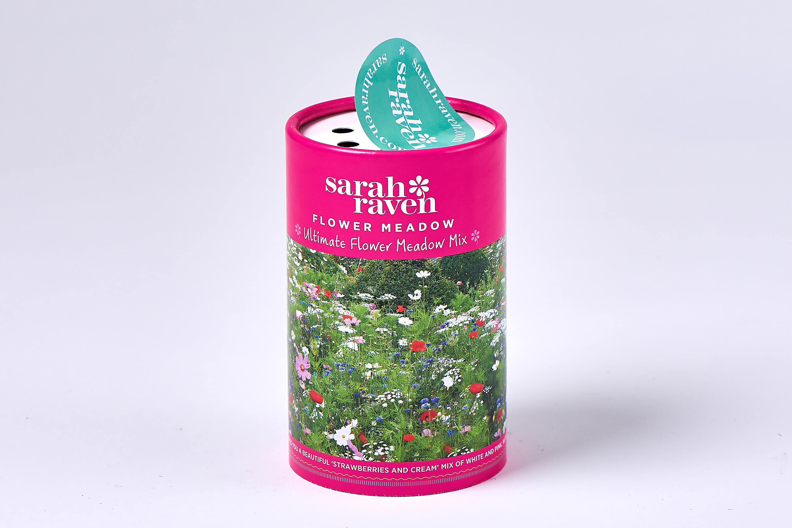 Sarah Raven Shaker Tube packaging